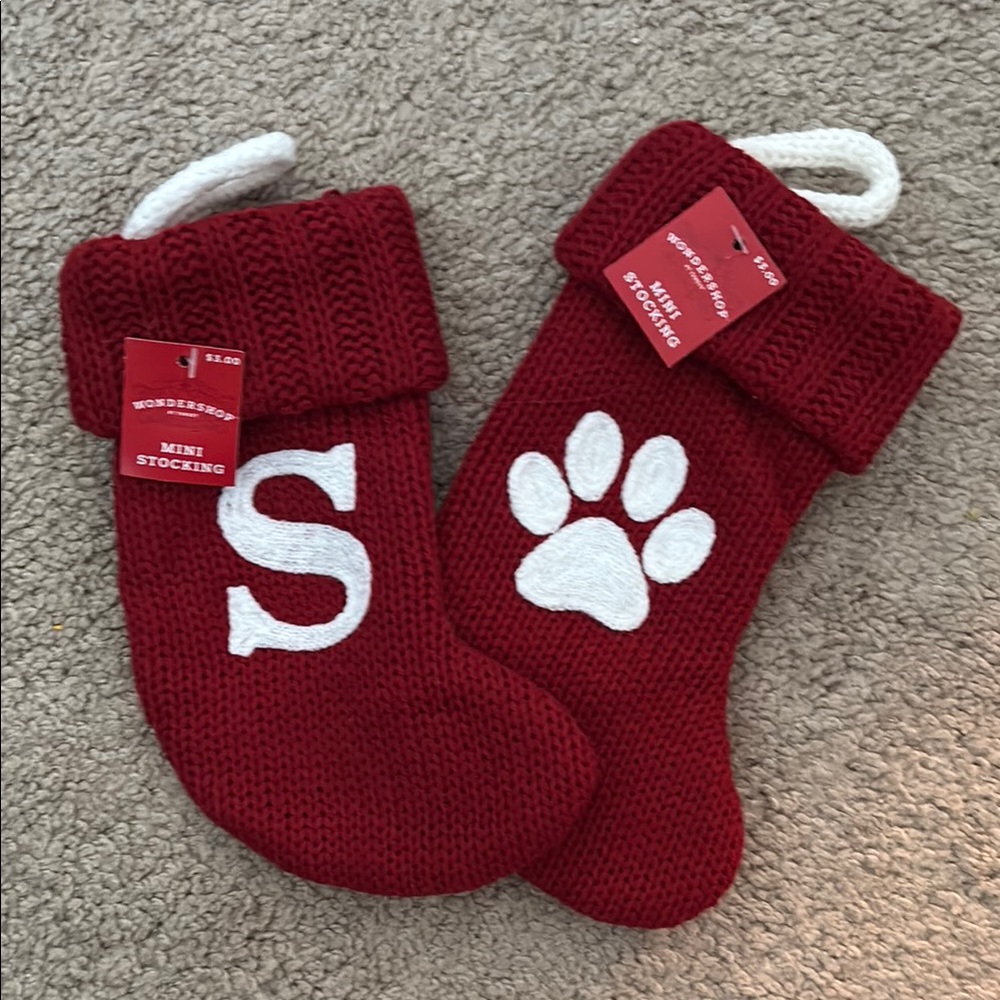 NWT Wondershop Mini Christmas Stockings